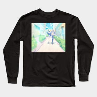 Furina and Neuvillette Stroll Around Town | Genshin Impact Long Sleeve T-Shirt